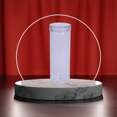 Cylindrical Shape Pet Jar 400ml